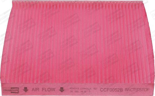 Champion CCF0052B - Filtro, Aria abitacolo autozon.pro