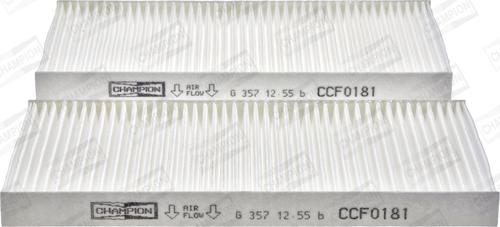 Champion CCF0181 - Filtro, Aria abitacolo autozon.pro