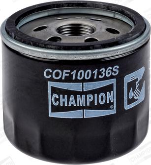 Champion COF100136S - Filtro olio autozon.pro