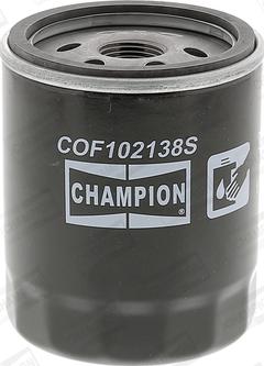 Champion COF102138S - Filtro olio autozon.pro