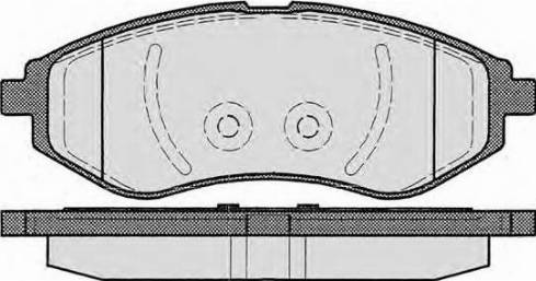 Chevrolet 95231012 - Kit pastiglie freno, Freno a disco autozon.pro