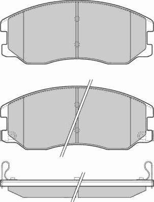 Chevrolet 96626070 - Kit pastiglie freno, Freno a disco autozon.pro