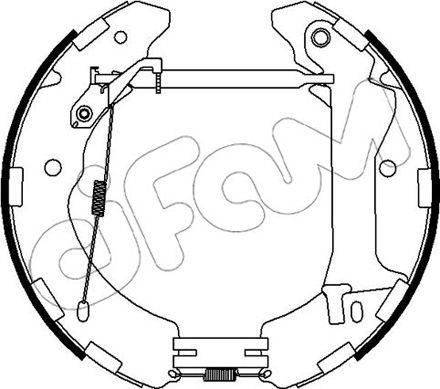 Cifam 151-494 - Kit ganasce freno autozon.pro