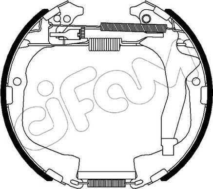 Cifam 151-495 - Kit ganasce freno autozon.pro