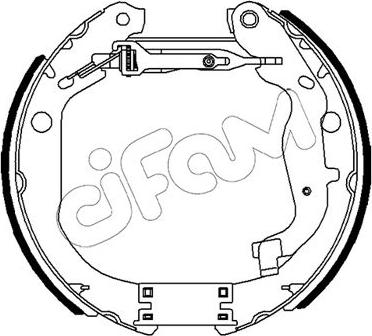 Cifam 151-491 - Kit ganasce freno autozon.pro