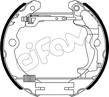 Cifam 151-492 - Kit ganasce freno autozon.pro