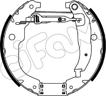 Cifam 151-449 - Kit ganasce freno autozon.pro