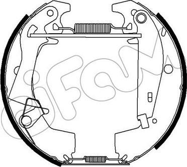 Cifam 151-453 - Kit ganasce freno autozon.pro