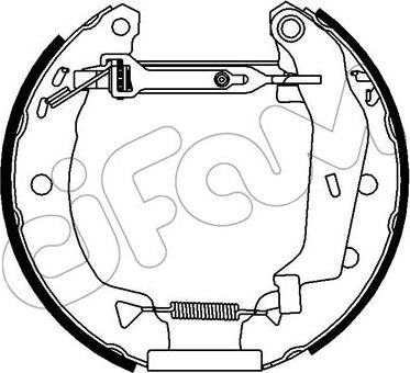 Cifam 151-405 - Kit ganasce freno autozon.pro