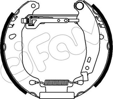 Cifam 151-401 - Kit ganasce freno autozon.pro