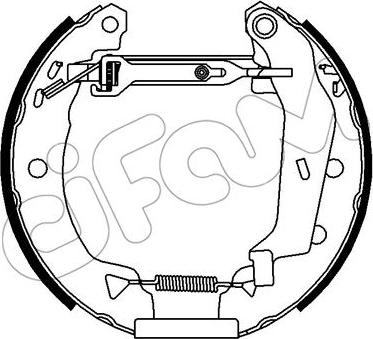 Cifam 151-402 - Kit ganasce freno autozon.pro