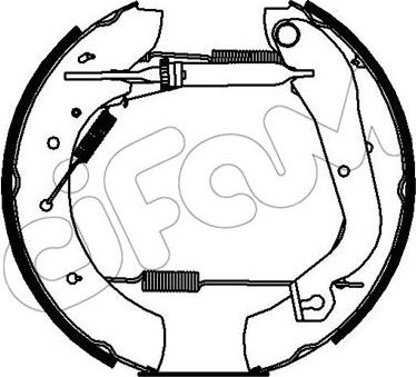 Cifam 151-407 - Kit ganasce freno autozon.pro