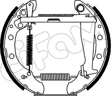 Cifam 151-415 - Kit ganasce freno autozon.pro