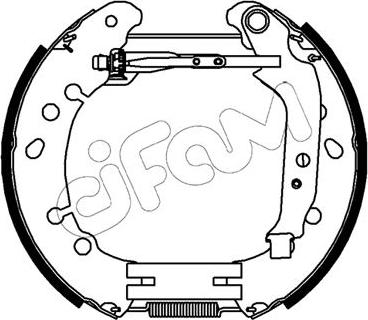 Cifam 151-489 - Kit ganasce freno autozon.pro