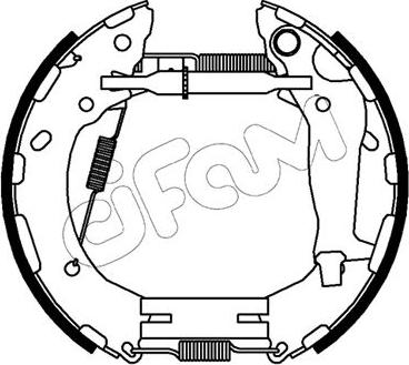 Cifam 151-484 - Kit ganasce freno autozon.pro