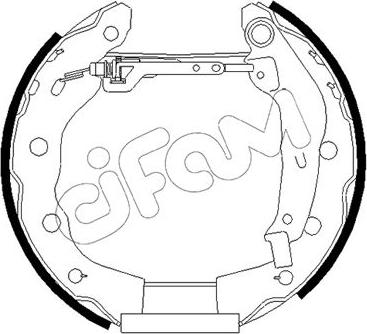 Cifam 151-485 - Kit ganasce freno autozon.pro