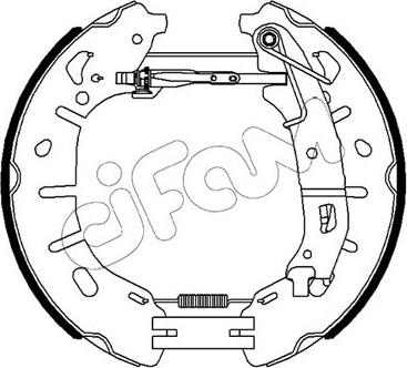 Cifam 151-482 - Kit ganasce freno autozon.pro