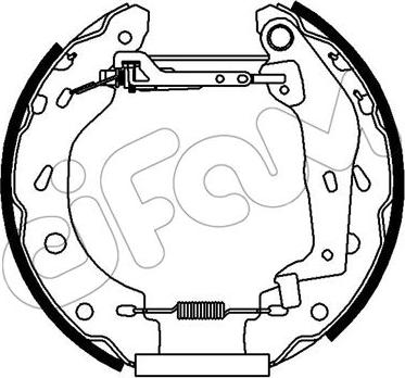 Cifam 151-438 - Kit ganasce freno autozon.pro