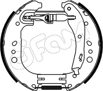 Cifam 151-546 - Kit ganasce freno autozon.pro