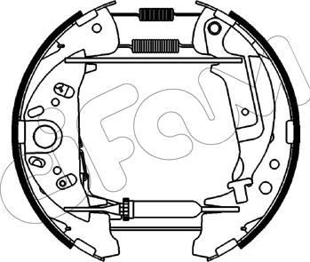 Cifam 151-542 - Kit ganasce freno autozon.pro