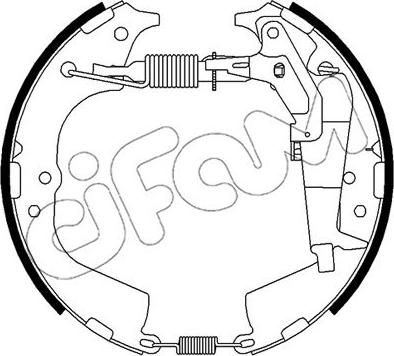 Cifam 151-510 - Kit ganasce freno autozon.pro