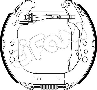 Cifam 151-505 - Kit ganasce freno autozon.pro