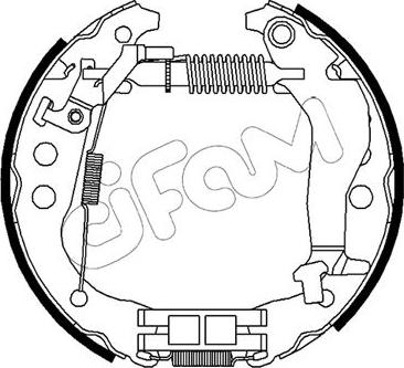 Cifam 151-501 - Kit ganasce freno autozon.pro