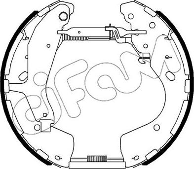 Cifam 151-521 - Kit ganasce freno autozon.pro