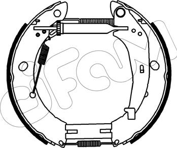 Cifam 151-539 - Kit ganasce freno autozon.pro