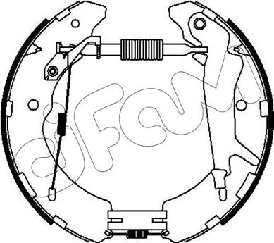 Cifam 151-528 - Kit ganasce freno autozon.pro