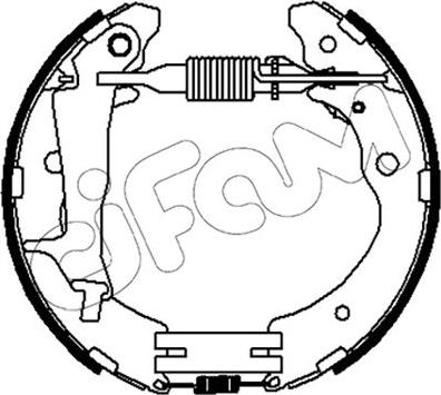 Cifam 151-523 - Kit ganasce freno autozon.pro