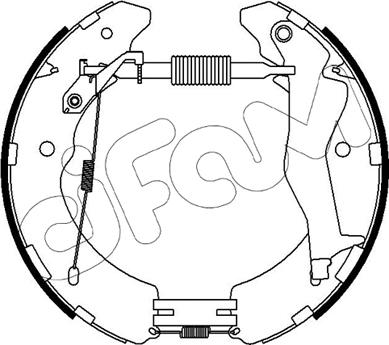 Cifam 151-527 - Kit ganasce freno autozon.pro