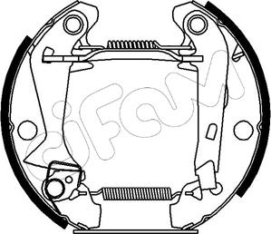 Cifam 151-044 - Kit ganasce freno autozon.pro