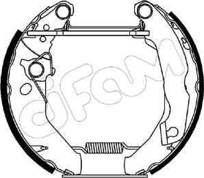 Cifam 151-047 - Kit ganasce freno autozon.pro