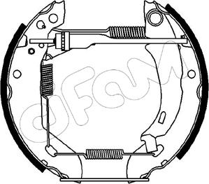 Cifam 151-054 - Kit ganasce freno autozon.pro