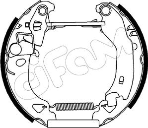 Cifam 151-052 - Kit ganasce freno autozon.pro