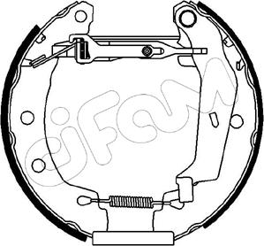 Cifam 151-061 - Kit ganasce freno autozon.pro