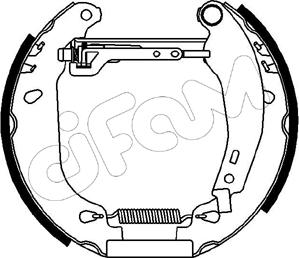 Cifam 151-004 - Kit ganasce freno autozon.pro