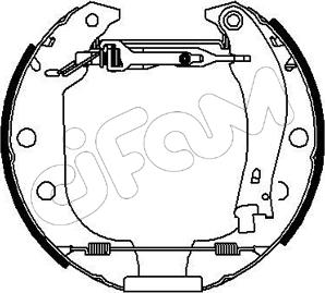 Cifam 151-005 - Kit ganasce freno autozon.pro