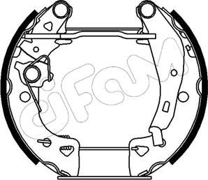 Cifam 151-001 - Kit ganasce freno autozon.pro