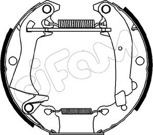 Cifam 151-015 - Kit ganasce freno autozon.pro