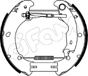 Cifam 151-089 - Kit ganasce freno autozon.pro