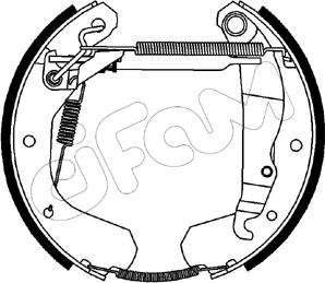 Cifam 151-082 - Kit ganasce freno autozon.pro