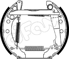 Cifam 151-031 - Kit ganasce freno autozon.pro