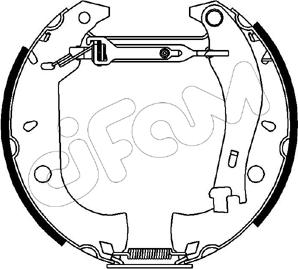 Cifam 151-090 - Kit ganasce freno autozon.pro