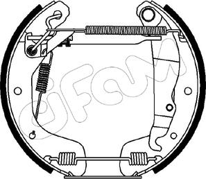 Cifam 151-159 - Kit ganasce freno autozon.pro