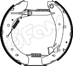 Cifam 151-169 - Kit ganasce freno autozon.pro