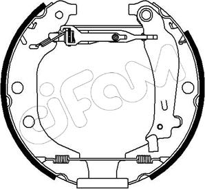 Cifam 151-078 - Kit ganasce freno autozon.pro