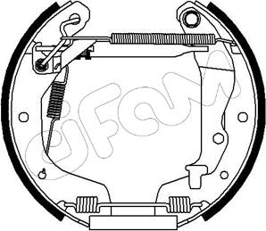 Cifam 151-196 - Kit ganasce freno autozon.pro