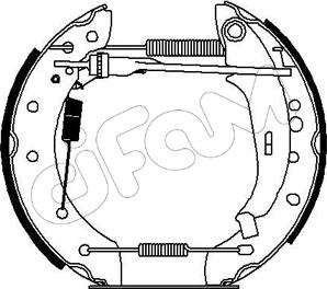 Cifam 151-193 - Kit ganasce freno autozon.pro